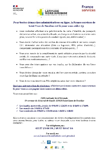 France services St Yzan