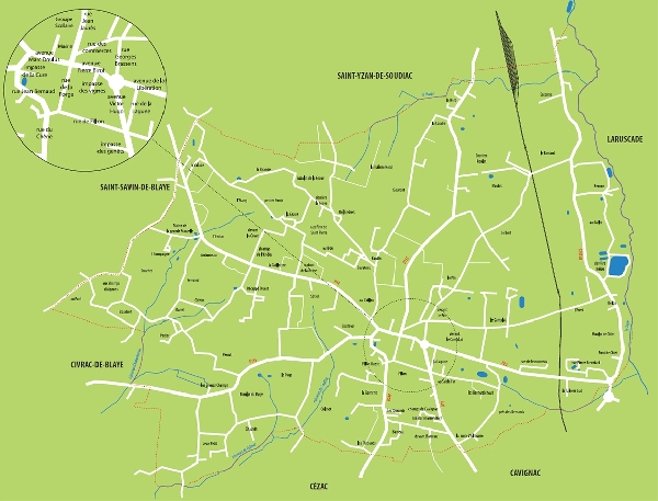 Plan de Saint-Mariens